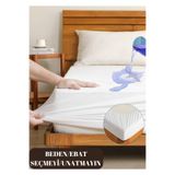 Faiend Micro Fitted Full Kenar Sıvı Su Geçirmez Bebek Çocuk Alez Yatak Koruyucu Alez