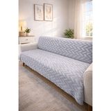 Faiend Yumuşacık Welsoft 3 Kişilik Koltuk Örtüsü Koltuk Şalı ve 170X200 - Gri - 170 x 200 cm