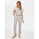 Faik Sönmez Beli Lastikli Comfort Fit Kadın Krep Pantolon S26Pnt022