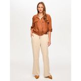 Faik Sönmez Ince Liyoselli Bomber Ceket S26BMB006 - Karamel