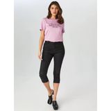 Faik Sönmez Kadın Slim Fit Coton Parça Boya Kapri 25Yb00078-1