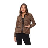 Faik Sönmez Kazayağı Camel Kadın Örme Ceket U67191 2XL