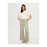 Faik Sönmez Kendinden Simli Dokulu Örme Wide Leg Fit Pantolon S26PNT026