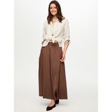 Faik Sönmez Maxi Boy Comfort Etek S26ETK001 - Kahve - L
