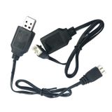 FainWan 2 adet USB Şarj Kablosu 1A XH-3P Konnektörlü Ho-sim Q903 Q905 Axi-al SCX10 2S 7.4V LiPo Pil RC Araba Rock Crawler FPV Drone Quadcopter ile Uyumlu