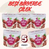 Fair Dry Beşibiryerde Çilek, Freeze Dried, Dondurularak Kurutulmuş, Meyve Kurusu - 75 gr