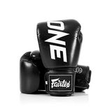 Fairtex BGV1 ONE Muay Thai Boks İdman Eldiveni (Siyah, 16 oz)