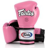 Fairtex Muay Thai Boks eldivenleri BGV9 – Heavy Hitter stil – değişimler Meksikalı daha az Siyah Navy Mavi 12 14 16 oz Kick Boks eldivenleri ve antrenman için Boxing MMA K1 430 g Pembe