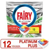 Fairy 12'li Platinum Plus bulaşık makinesi tableti