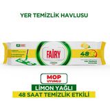 Fairy Çok Amaçlı Mop Uyumlu Yer Temizlik Havlusu 50 Yaprak | Limon Yağlı | Beyaz Sirke Karbonat