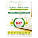 Fairy Çok Amaçlı Yüzey Temizleme Mendili 100 Yaprak 6 Adet | Limon Yağlı | Beyaz Sirke Karbonat