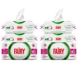 Fairy Çok Amaçlı Yüzey Temizlik Havlusu 100 Yaprak 6 Adet | Lilyum Çiçeği | Beyaz Sirke & Karbonat | 48 Saat Temizlik Etkili | İz Bırakmayan Formül