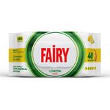 Fairy Çok Amaçlı Yüzey Temizlik Havlusu 100 Yaprak | Limon Yağlı | Beyaz Sirke & Karbonat | 48 Saat Temizlik Etkili | İz Bırakmayan Formül