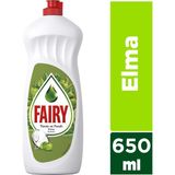 Fairy Elma Kokulu Temiz & Ferah Sıvı Bulaşık Deterjanı 650 ml 100% Yağda Etkili Formül