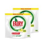 Fairy Hepsi Bir Arada 120 li 2 Adet Bulaşık Makinası Kapsülü