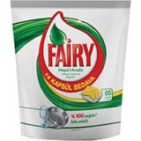 Fairy Hepsi Bir Arada 65 Yıkama Sarı Bulaşık Makinesi Tableti