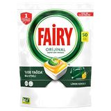 Fairy Hepsi Bir Arada Bulaşık Makinesi Deterjanı Kapsülü/Tableti 50 Yıkama Limon Kokulu