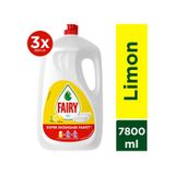Fairy Limon Kokulu Sıvı Bulaşık Deterjanı 3 x 2600 ML
