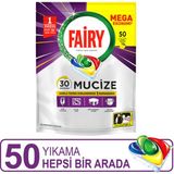 FAIRY Mucize Bulaşık Makinesi Deterjanı Kapsülü/Tableti 50 Yıkama
