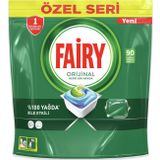 Fairy Orijinal 90 Yıkama Bulaşık Makinesi Deterjanı Tableti / Kapsülü Özel Seri