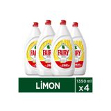 Fairy Orijinal Sıvı Bulaşık Deterjanı 1350 ml Limon Kokulu x4 Adet