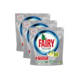 Fairy Platinum 60 Yıkama Bulaşık Makinesi Deterjanı Kapsülü Limon Kokulu, 60 tablet
