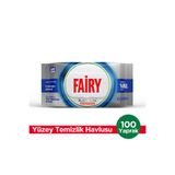 Fairy Platinum Antibakteriyel Yüzey Temizlik Havlusu 100 Yaprak | Beyaz Sirke & Karbonat