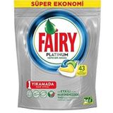 Fairy Platinum Bulaşık Makinesi Tableti 43'lü 4 Adet