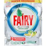 Fairy Platinum Bulaşık Makinesi Tableti 72'Li - Güçlü Temizlik
