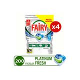 Fairy Platinum Fresh Bulaşık Makinesi Kapsülü 50 Yıkama x4