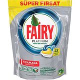 Fairy Platinum Limon Kokulu 43'lı Bulaşık Makinesi Tableti