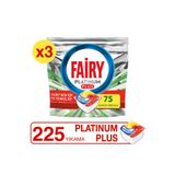 Fairy Platinum Plus 225 Yıkama Bulaşık Makinesi Tableti / Kapsülü Özel Seri 75X3
