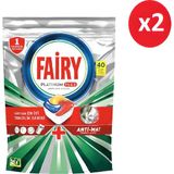 Fairy Platinum Plus Bulaşık Makinesi Deterjanı 40 Tablet x 2 Adet