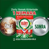 Fairy Platinum Plus Bulaşık Makinesi Deterjanı 40 Yıkama Limon Kokulu Tablet Formu ile Etkili