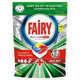Fairy Platinum Plus Bulaşık Makinesi Deterjanı Kapsülü/Tableti 48 Yıkama Limon Kokulu