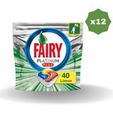 Fairy Platinum Plus Bulaşık Makinesi Tableti 40'lı - (12 Adet)