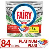 Fairy Platinum Plus Bulaşık Makinesi Tableti 84 Adet Anti-Mat Teknolojili Parlak Temizlik Gücü