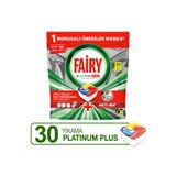 Fairy Platinum Plus Limon Hepsi Bir Arada Bulaşık Makinesi Tabletleri, 30 Tablet