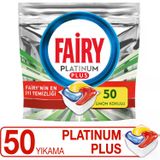 Fairy Platinum Plus Tablet Limon Kokulu 50'li Bulaşık Makinesi Tableti