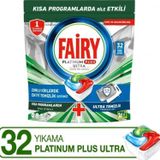 Fairy Platinum Plus Ultra Bulaşık Makinesi Tableti 32'li