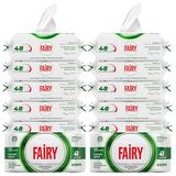 Fairy Power Wipes Aktif Oksijen Yüzey Temizlik Havlusu 100 Yaprak 12 Adet | Beyaz Sabun | Beyaz Sirke & Karbonat | 48 Saat Temizlik Etkili | İz Bırakmayan Formül