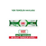 Fairy Power Wipes Mop Uyumlu Yer Temizlik Havlusu 50 Yaprak | Beyaz Sabun | Beyaz Sirke & Karbonat