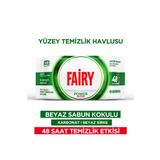 Fairy Power Wipes Yüzey Temizleme Mendili 100 Yaprak | Beyaz Sabun | Beyaz Sirke & Karbonat