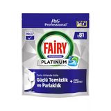 Fairy Professional Platinum Bulaşık Tableti 81'li Hepsi 1 Arada Güçlü Temizlik 4'li Avantaj Paketi - 4 Adet
