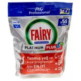 Fairy Professional Platinum Plus Bulaşık Tableti 59'Lu - Kısa Programda Etkili T 5'Li Avantaj Paketi