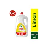 Fairy Sıvı Bulaşık Deterjanı Limon 6 x 2600 ML