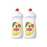 Fairy Sıvı Bulaşık Deterjanı, Orijinal Limon, 2x1350 ml