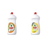 Fairy Sıvı Bulaşık Deterjanı Portakal Kokulu, 1500 ml & Fairy Ultra Hızlı Sıvı Bulaşık Deterjanı Limon ve Misket Limonu, 1500 ml