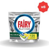 Fairy Tablet Platinum Limon 125'LI - (6 Adet)