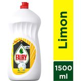 Fairy Temiz & Ferah Sıvı Bulaşık Deterjanı 1500 ml Limon Kokulu Özel Tasarım - 1 lt